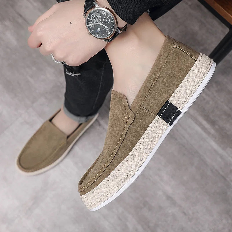 Lusitanna II Classic - Mocassim Masculino de Camurça