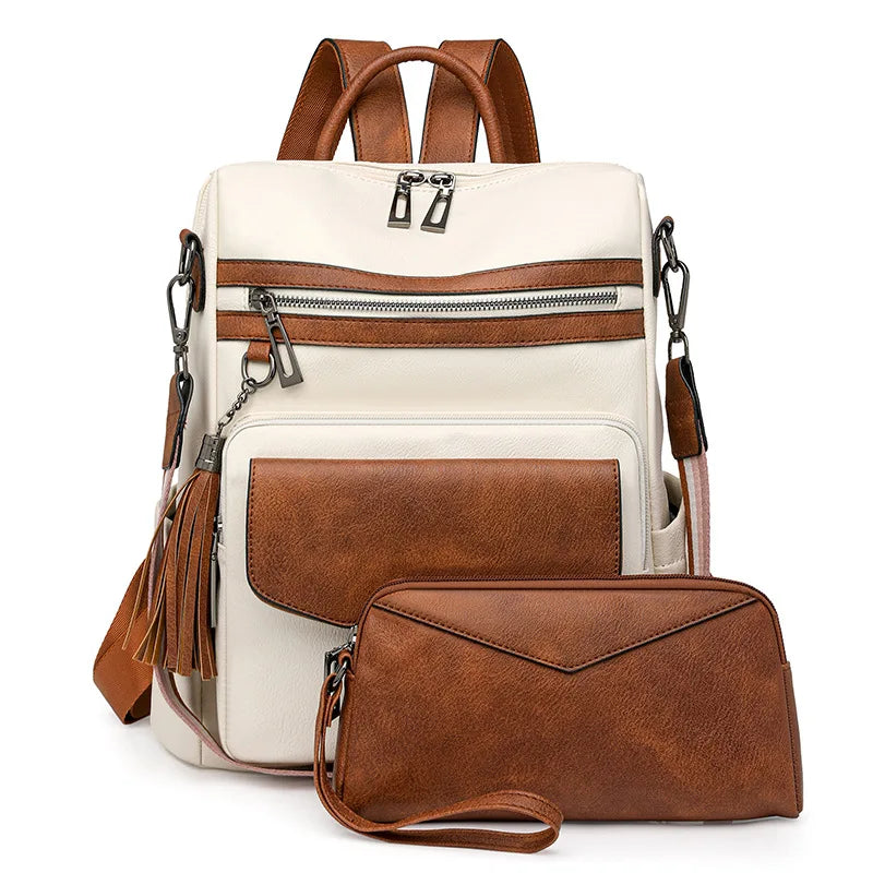 Mochila "Duo Fringe" – Estilo & Versatilidade para Viagem e Dia a Dia