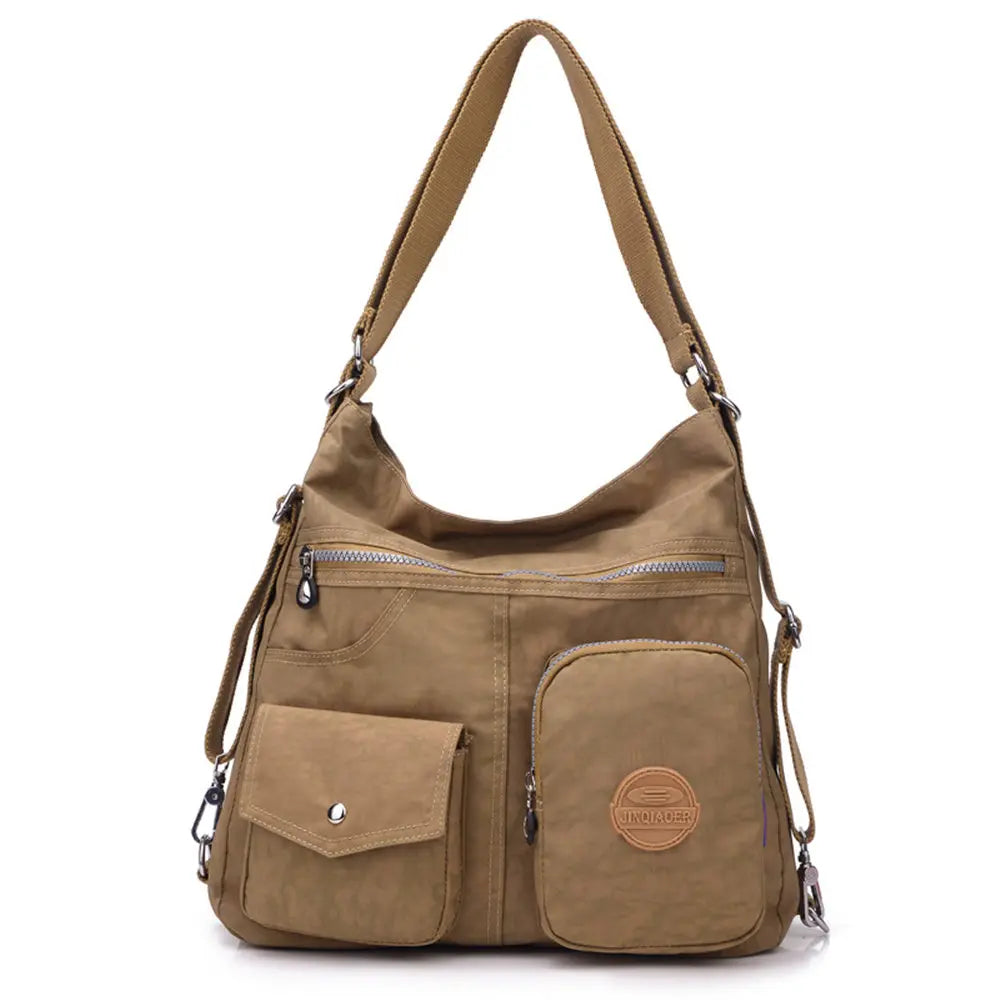 Bolsa Mochila "LanyFlex 2677" – Nylon Impermeável de Alta Capacidade