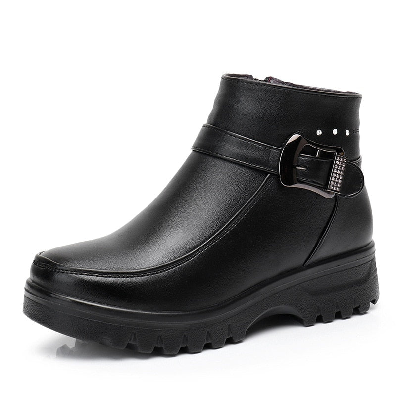 Bota De Couro Vegan Celine™