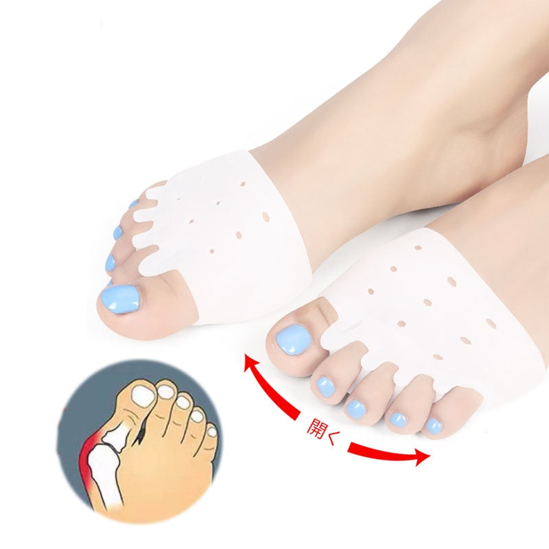 Separador de dedo do pé joanete de alfaiate 2 em 1 para Hallux Valgus