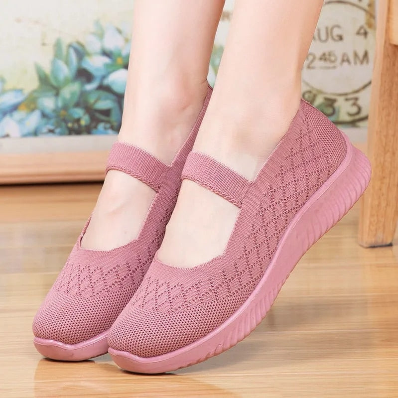 Mariana™ - Loafer Semi Ortopédico Feminino Respirável em Malha Super Confortável