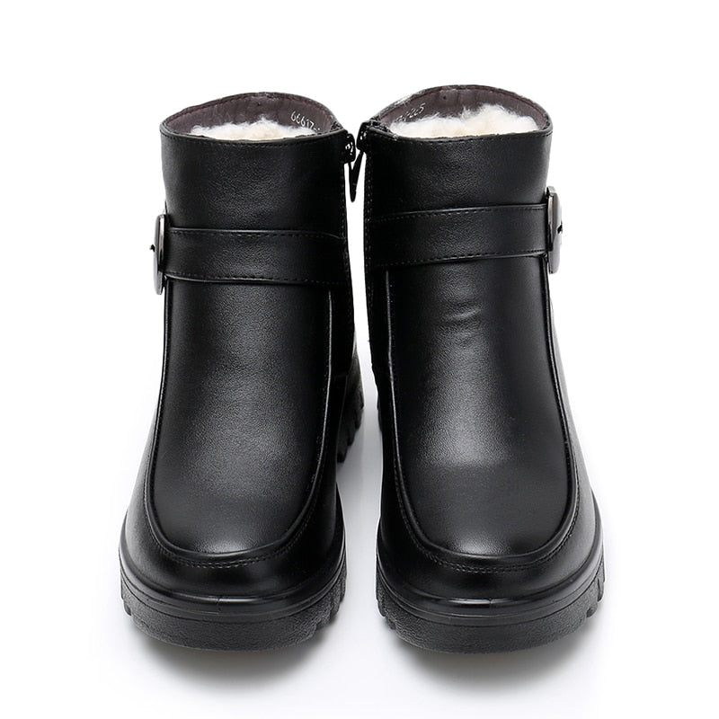 Bota De Couro Vegan Celine™