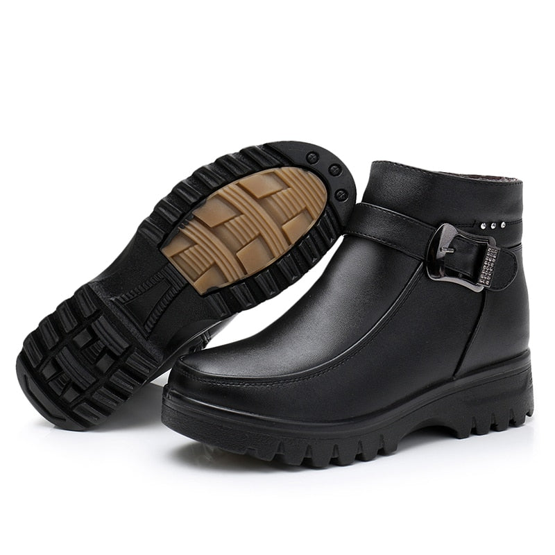 Bota De Couro Vegan Celine™