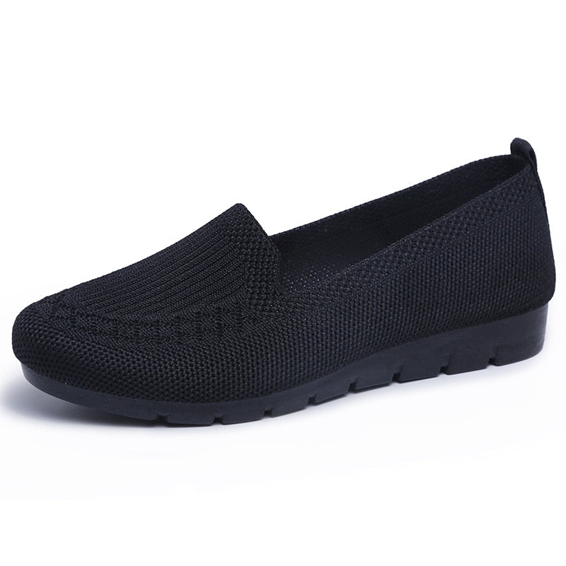Liliana™ - Mocassim Semi Ortopédico de Malha Respirável Ultra-leve
