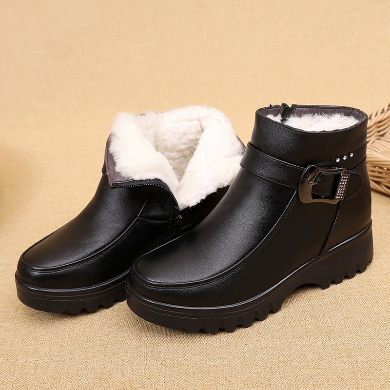 Bota De Couro Vegan Celine™