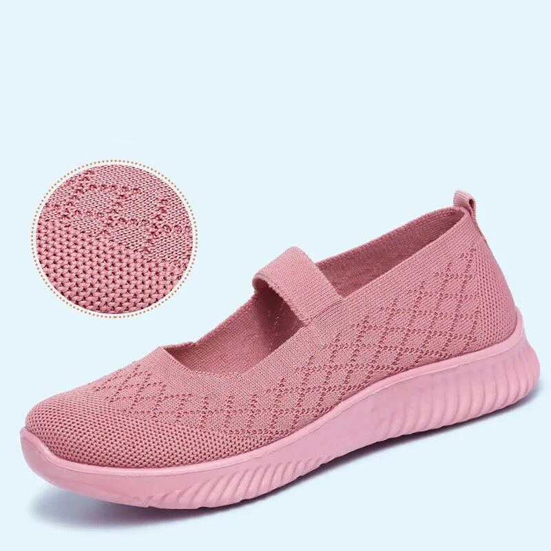 Mariana™ - Loafer Semi Ortopédico Feminino Respirável em Malha Super Confortável