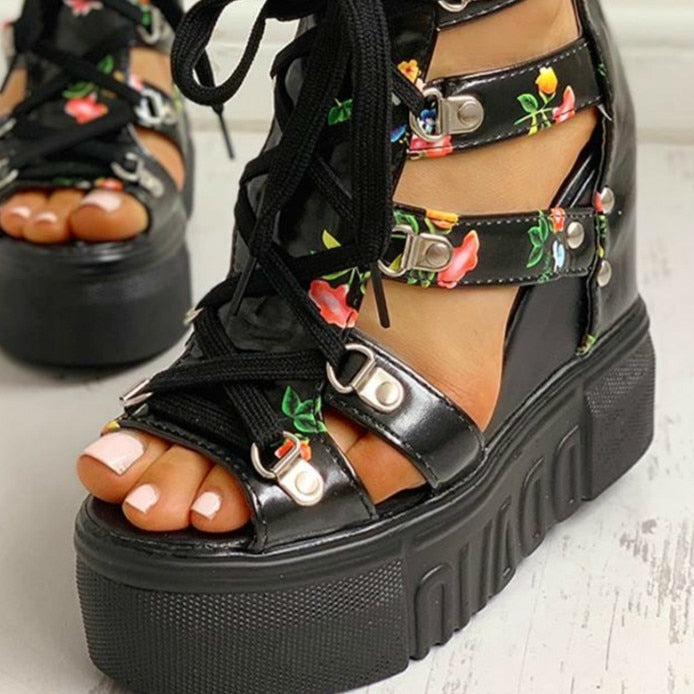 Sandália Plataforma - Holly Marie