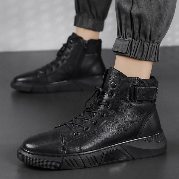 Bota de Couro Vegan Premium