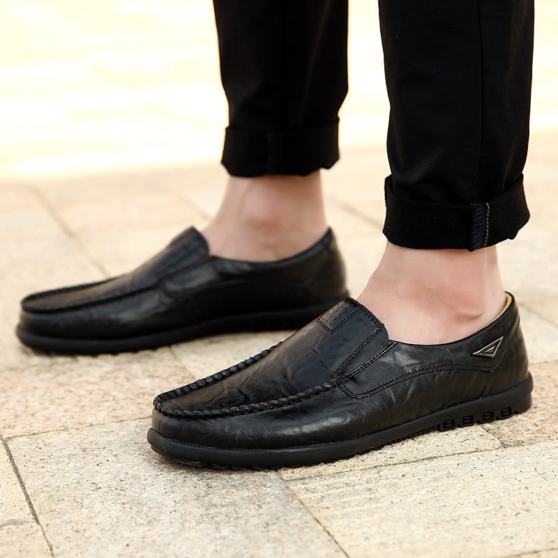 Sapato Julio™ de Couro Vegan Mocassim