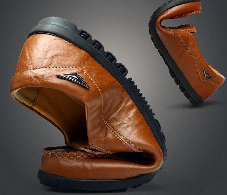 Sapato Julio™ de Couro Vegan Mocassim