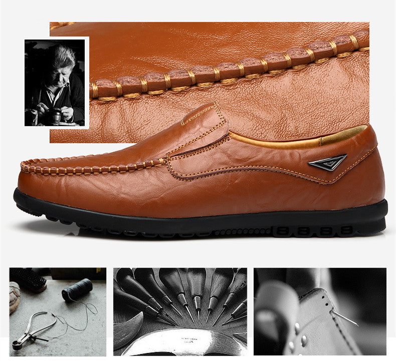 Sapato Julio™ de Couro Vegan Mocassim