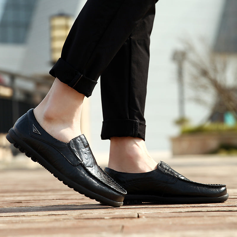 Sapato Julio™ de Couro Vegan Mocassim
