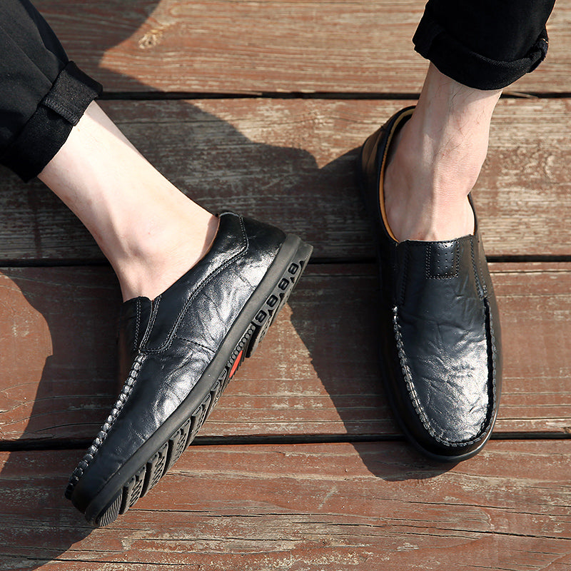 Sapato Julio™ de Couro Vegan Mocassim
