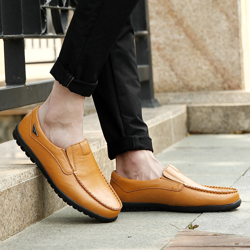 Sapato Julio™ de Couro Vegan Mocassim