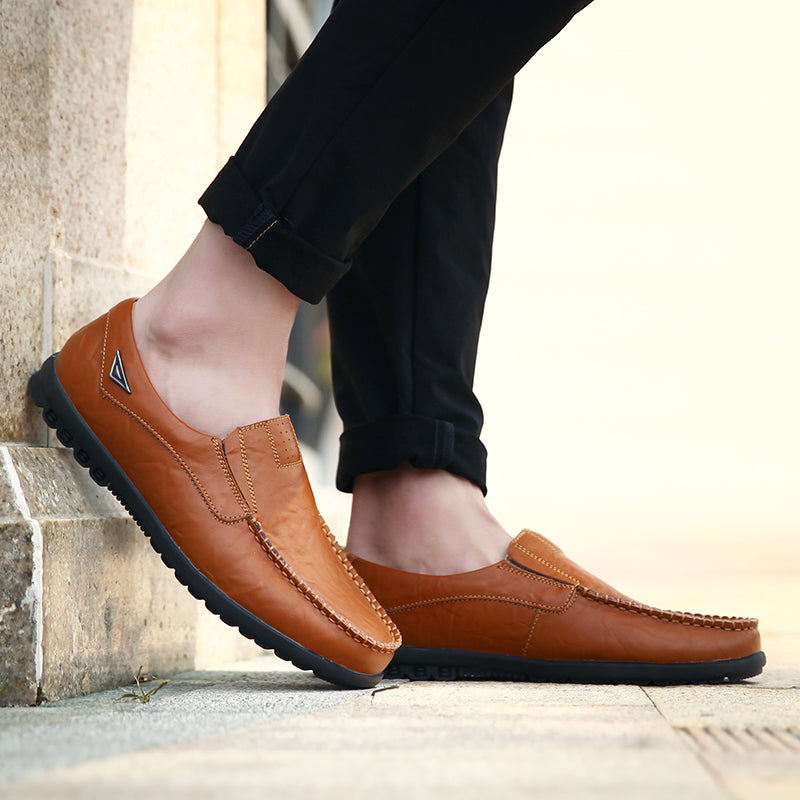 Sapato Julio™ de Couro Vegan Mocassim