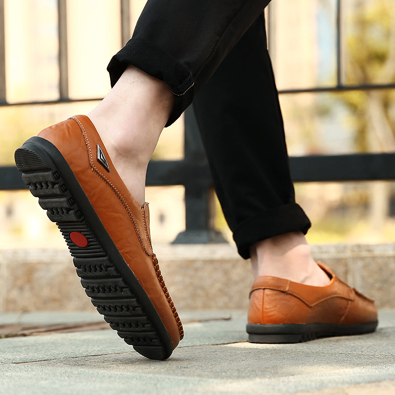 Sapato Julio™ de Couro Vegan Mocassim