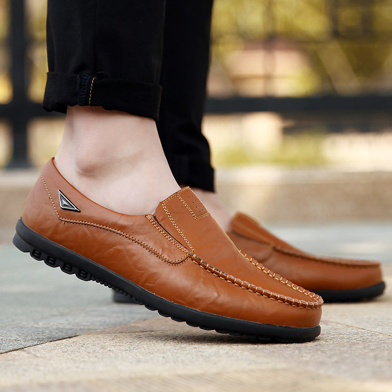 Sapato Julio™ de Couro Vegan Mocassim