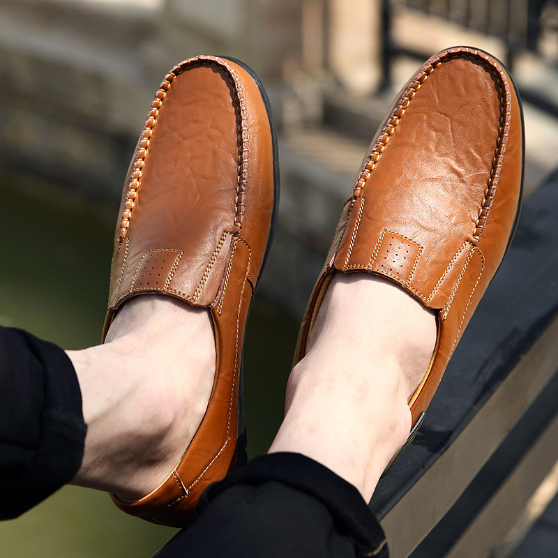 Sapato Julio™ de Couro Vegan Mocassim