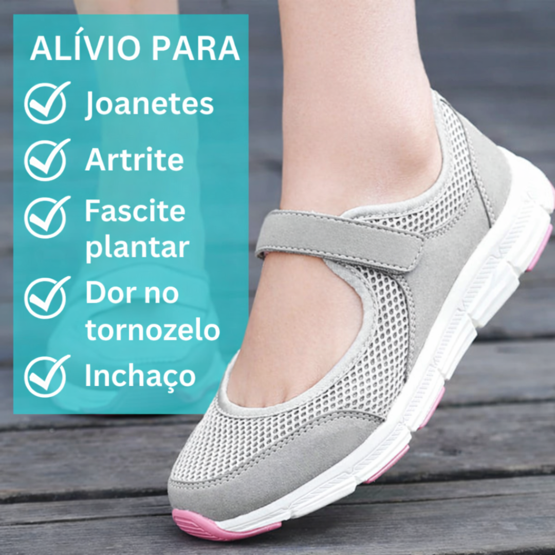 Sapato Ortopédico Super Confortável - Conforty Plus™