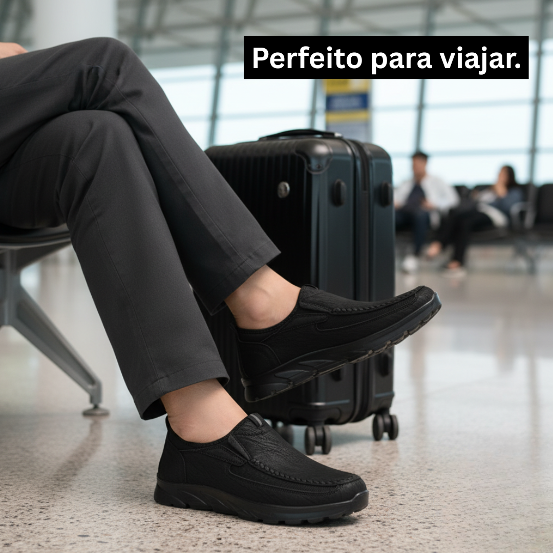 Sapato Ortopédico Masculino Confortável - Winston