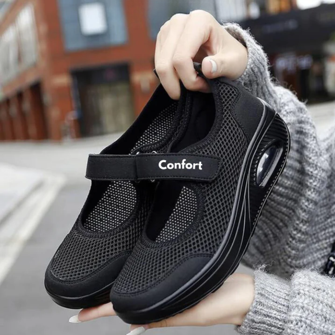 Sapato Ortopédico Tenis Feminino Para Trabalhar Em Pé Sapato