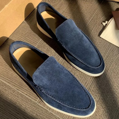 Lusitanna Classic - Mocassim Masculino de Camurça