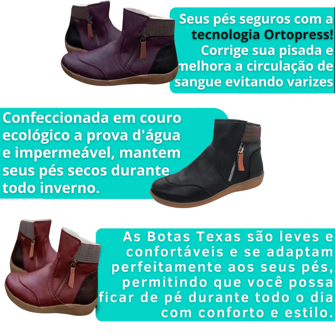 Bota Feminina Ortopédica Texas - Ortopress 2.0