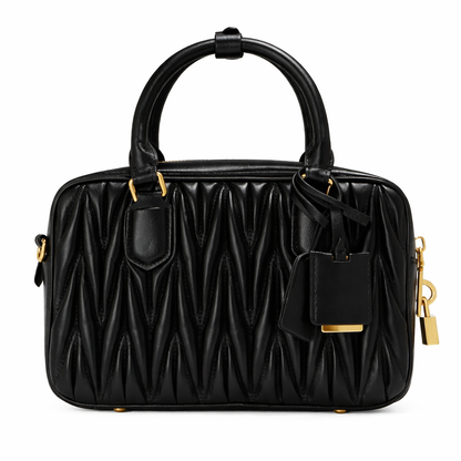 Aria Matelassé Mini – Genuine Leather Bag