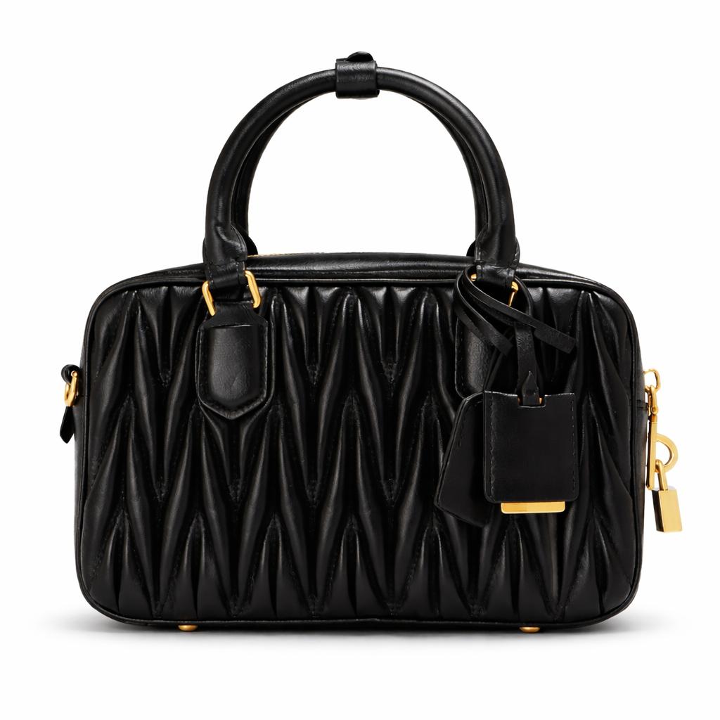 Aria Matelassé Mini – Genuine Leather Bag