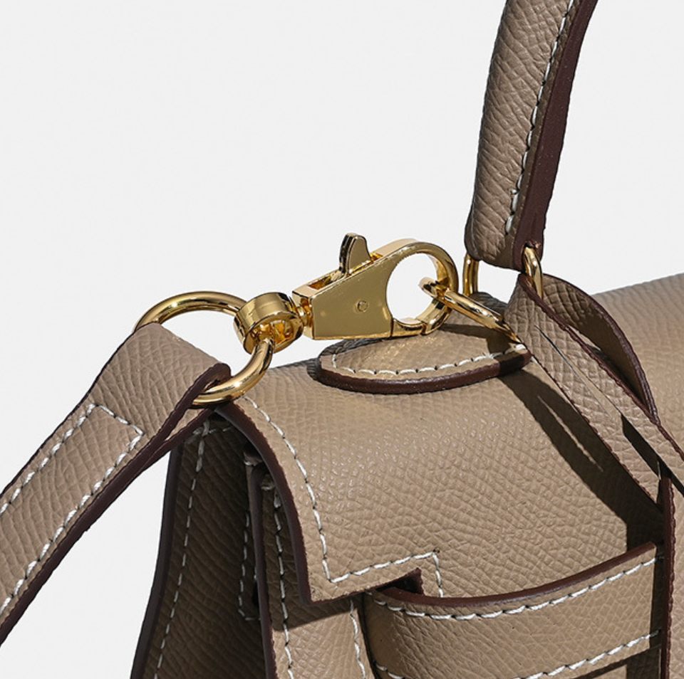 Grace Classique – Bolsa em Couro Genuíno Estilo Epsom