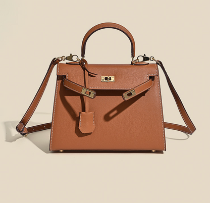 Grace Classique – Bolsa em Couro Genuíno Estilo Epsom
