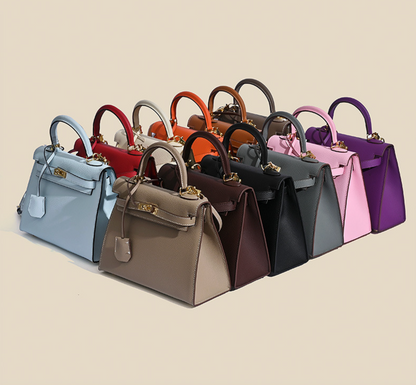 Grace Classique – Bolsa em Couro Genuíno Estilo Epsom
