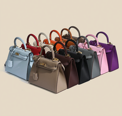 Grace Classique – Bolsa em Couro Genuíno Estilo Epsom