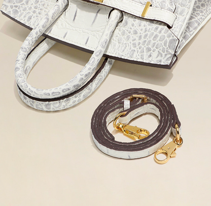 Jane Croco Himalaya – Bolsa 30 cm em Couro Genuíno