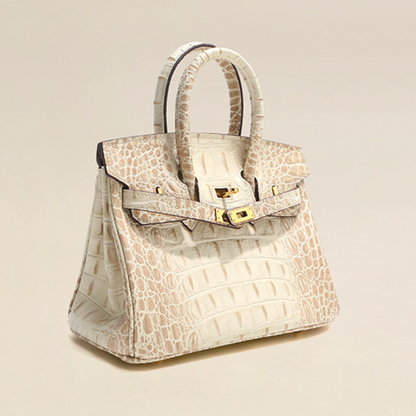 Jane Croco Himalaya – Bolsa 30 cm em Couro Genuíno