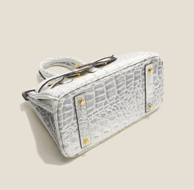 Jane Croco Himalaya – Bolsa 30 cm em Couro Genuíno