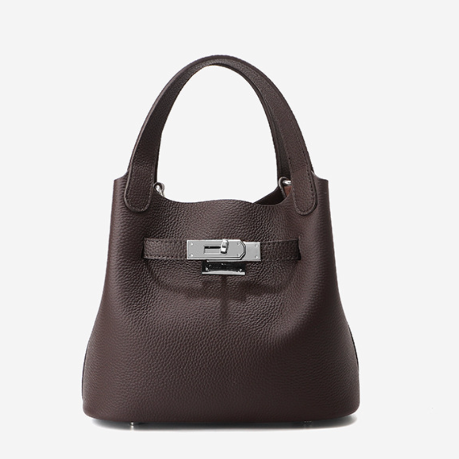 Elara Bucket – Genuine Leather Bag
