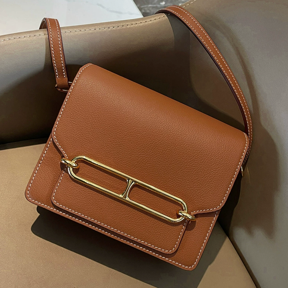 Ava Mini – Genuine Leather Crossbody Bag