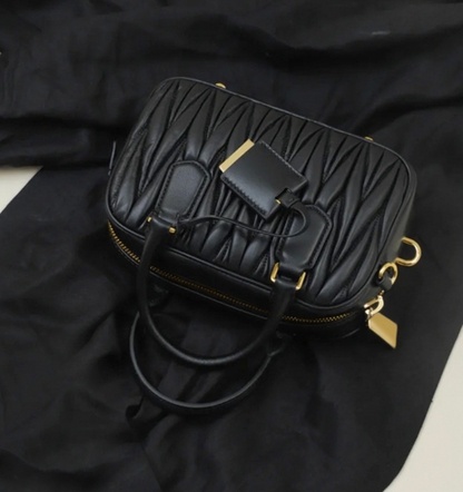 Aria Matelassé Mini – Genuine Leather Bag