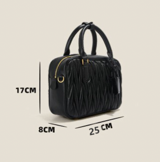 Aria Matelassé Mini – Genuine Leather Bag