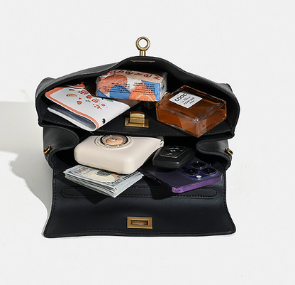 Sofia – Bolsa Estruturada em Couro Bovino Full-Grain