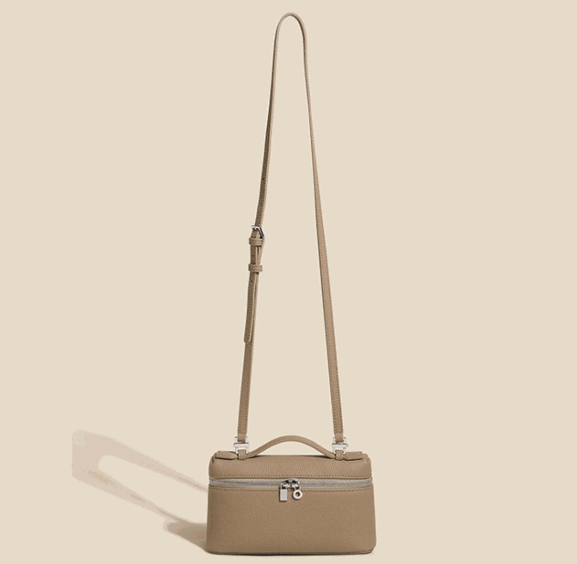 Élise Mini – Bolsa Compacta em Couro Bovino Full-Grain