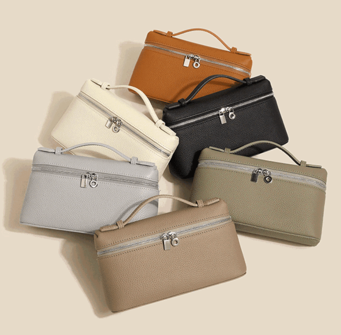 Élise Mini – Bolsa Compacta em Couro Bovino Full-Grain