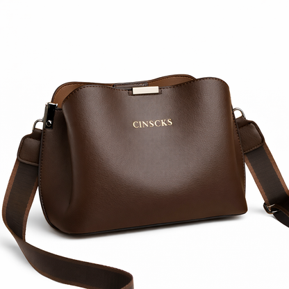 Bolsa Feminina Elegância Três Camadas