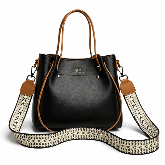 Bolsa Erantia Elegância Bicolor