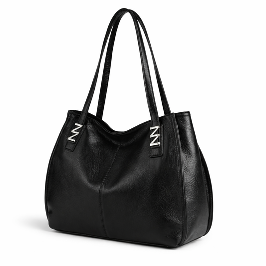 Bolsa Feminina Grande de Couro PU Macio Luxo Elegante