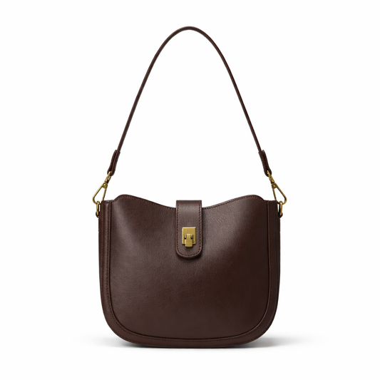 Bolsa Ombro Em Couro Genuíno Macio Luxo Premium