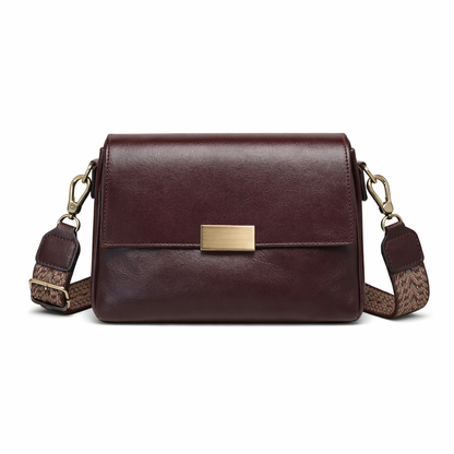 Sac bandoulière Bianca en cuir véritable – Élégance décontractée