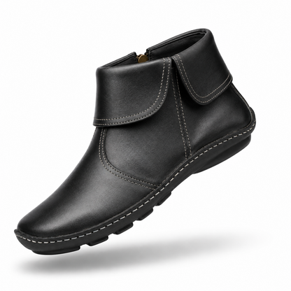 boots Amazon Wish European and American casual plus-size women's leather boots foreign trade women's boots Martin boots women's cross-border boots